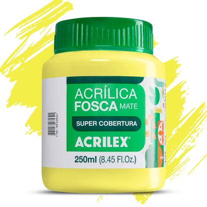 Tinta Acrílica Fosca Acrilex 250ml Nature Colors Alta Cobertura