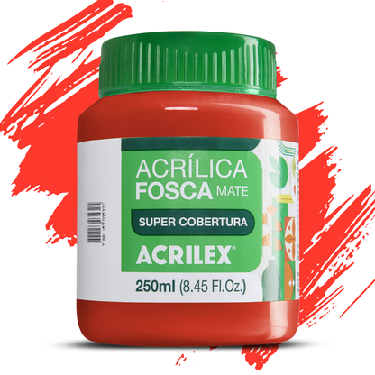 Tinta Acrílica Fosca Acrilex 250ml Nature Colors Alta Cobertura