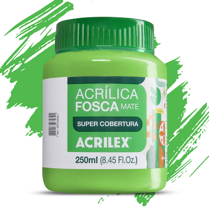 Tinta Acrílica Fosca Acrilex 250ml Nature Colors Alta Cobertura