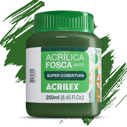 Tinta Acrílica Fosca Acrilex 250ml Nature Colors Alta Cobertura