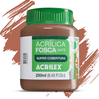 Tinta Acrílica Fosca Acrilex 250ml Nature Colors Alta Cobertura