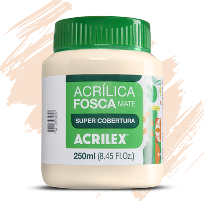 Tinta Acrílica Fosca Acrilex 250ml Nature Colors Alta Cobertura