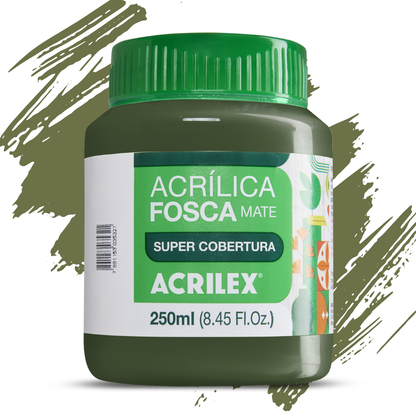 Tinta Acrílica Fosca Acrilex 250ml Nature Colors Alta Cobertura