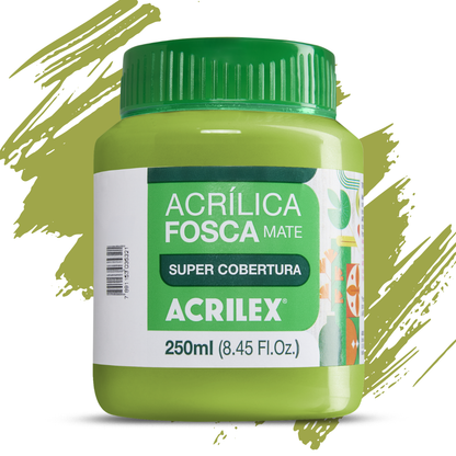Tinta Acrílica Fosca Acrilex 250ml Nature Colors Alta Cobertura