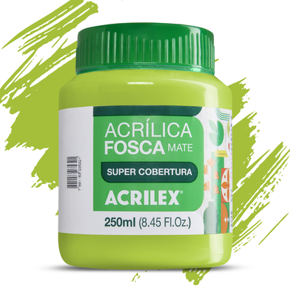 Tinta Acrílica Fosca Acrilex 250ml Nature Colors Alta Cobertura