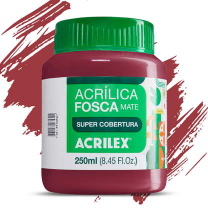 Tinta Acrílica Fosca Acrilex 250ml Nature Colors Alta Cobertura