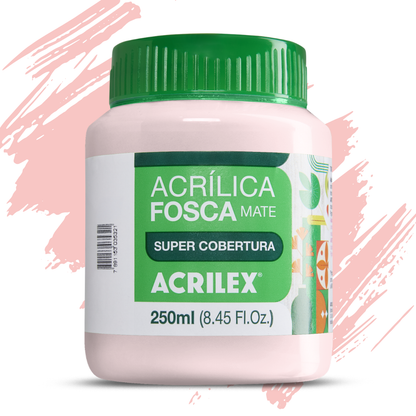 Tinta Acrílica Fosca Acrilex 250ml Nature Colors Alta Cobertura
