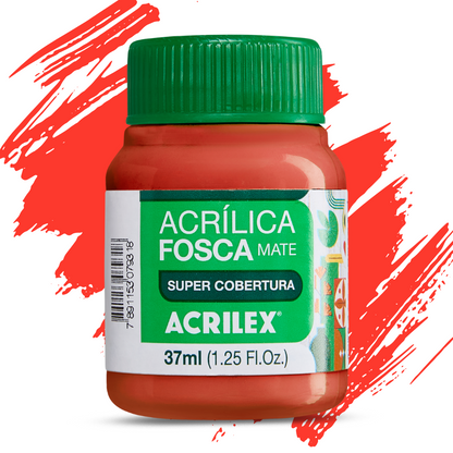 Tinta Acrílica Fosca Acrilex 37ml Nature Colors Alta Cobertura