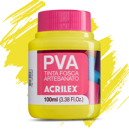 Tinta PVA Acrilex 100ml Fosca Artesanato