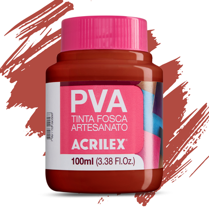 Tinta PVA Acrilex 100ml Fosca Artesanato