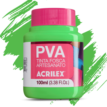 Tinta PVA Acrilex 100ml Fosca Artesanato