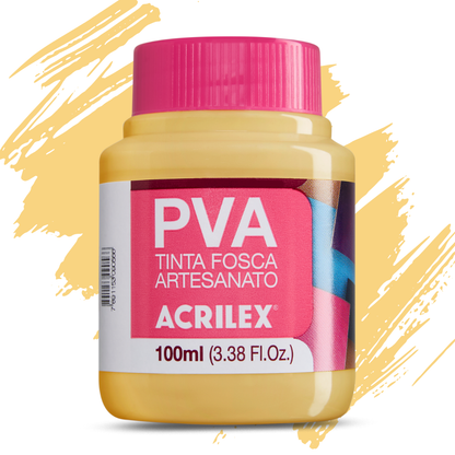 Tinta PVA Acrilex 100ml Fosca Artesanato