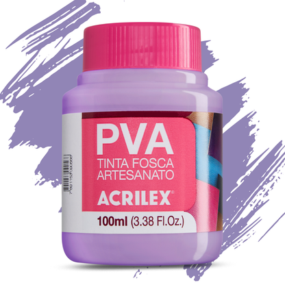 Tinta PVA Acrilex 100ml Fosca Artesanato