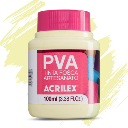 Tinta PVA Acrilex 100ml Fosca Artesanato