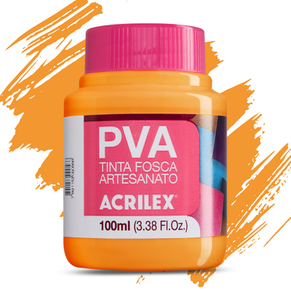 Tinta PVA Acrilex 100ml Fosca Artesanato