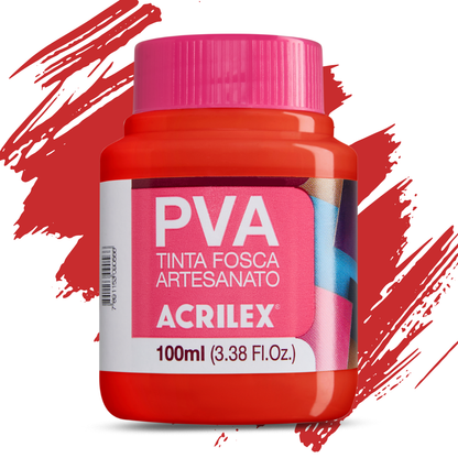 Tinta PVA Acrilex 100ml Fosca Artesanato