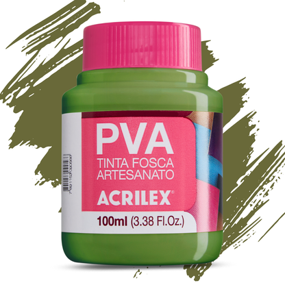 Tinta PVA Acrilex 100ml Fosca Artesanato