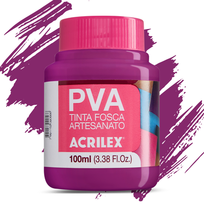 Tinta PVA Acrilex 100ml Fosca Artesanato