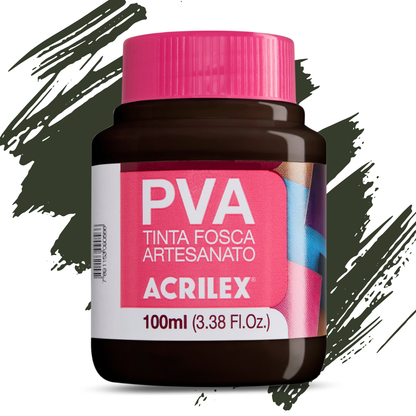 Tinta PVA Acrilex 100ml Fosca Artesanato