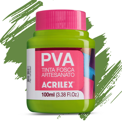 Tinta PVA Acrilex 100ml Fosca Artesanato
