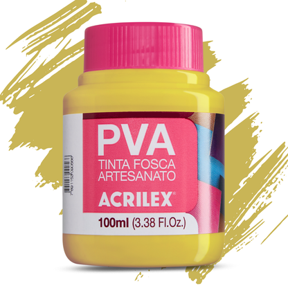 Tinta PVA Acrilex 100ml Fosca Artesanato