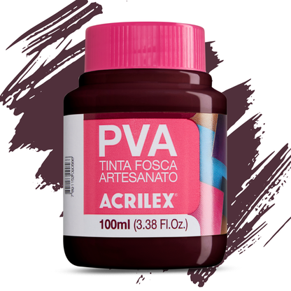 Tinta PVA Acrilex 100ml Fosca Artesanato