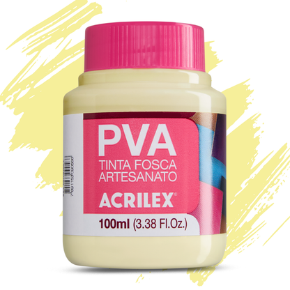 Tinta PVA Acrilex 100ml Fosca Artesanato