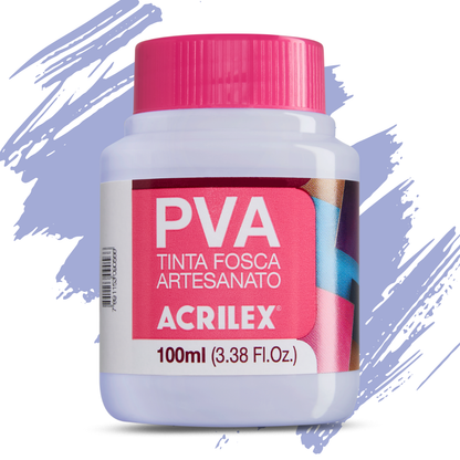 Tinta PVA Acrilex 100ml Fosca Artesanato