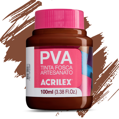 Tinta PVA Acrilex 100ml Fosca Artesanato
