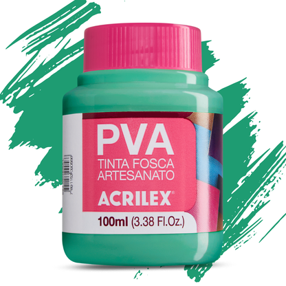 Tinta PVA Acrilex 100ml Fosca Artesanato