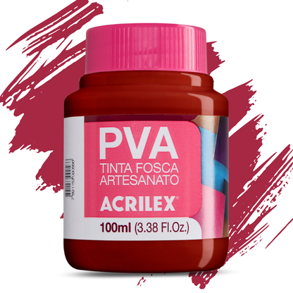 Tinta PVA Acrilex 100ml Fosca Artesanato