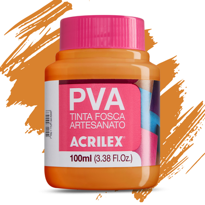 Tinta PVA Acrilex 100ml Fosca Artesanato