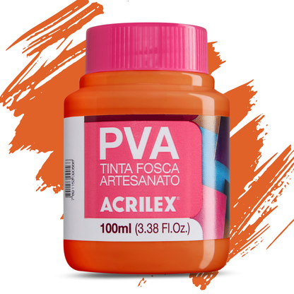 Tinta PVA Acrilex 100ml Fosca Artesanato