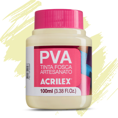 Tinta PVA Acrilex 100ml Fosca Artesanato