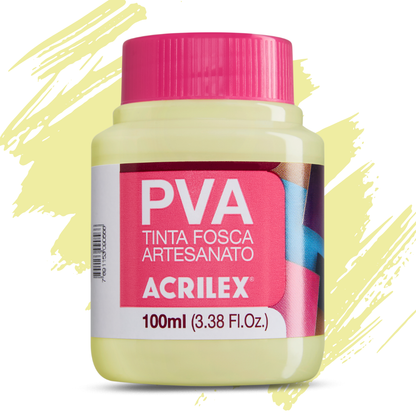 Tinta PVA Acrilex 100ml Fosca Artesanato
