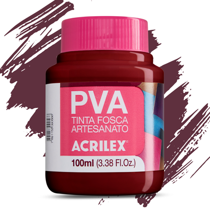 Tinta PVA Acrilex 100ml Fosca Artesanato