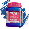 Tinta PVA Acrilex 250ml Fosca Artesanato Alta Cobertura