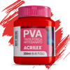 Tinta PVA Acrilex 250ml Fosca Artesanato Alta Cobertura