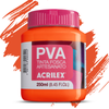 Tinta PVA Acrilex 250ml Fosca Artesanato Alta Cobertura