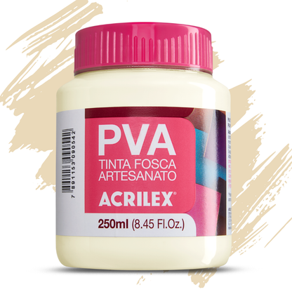 Tinta PVA Acrilex 250ml Fosca Artesanato Alta Cobertura