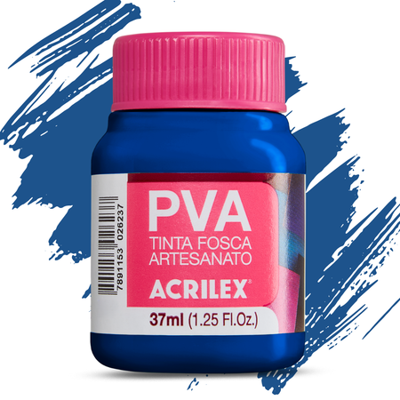 Tinta PVA Acrilex 37ml Fosca Artesanato Alta Cobertura