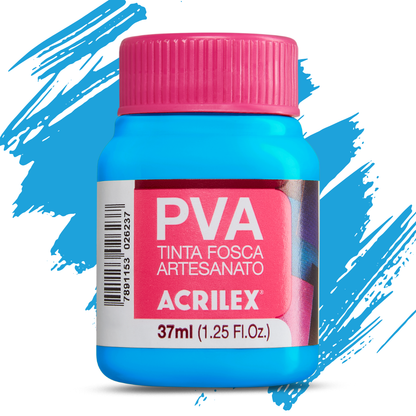 Tinta PVA Acrilex 37ml Fosca Artesanato Alta Cobertura