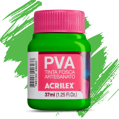 Tinta PVA Acrilex 37ml Fosca Artesanato Alta Cobertura