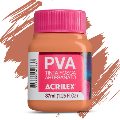Tinta PVA Acrilex 37ml Fosca Artesanato Alta Cobertura