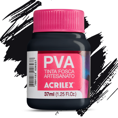 Tinta PVA Acrilex 37ml Fosca Artesanato Alta Cobertura