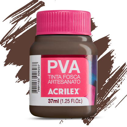 Tinta PVA Acrilex 37ml Fosca Artesanato Alta Cobertura