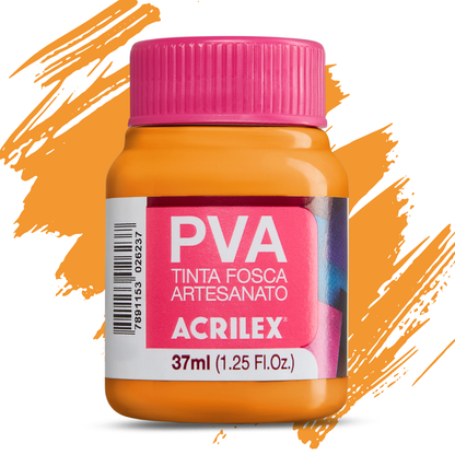 Tinta PVA Acrilex 37ml Fosca Artesanato Alta Cobertura