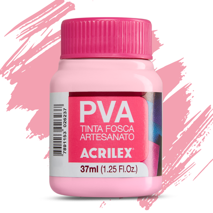 Tinta PVA Acrilex 37ml Fosca Artesanato Alta Cobertura