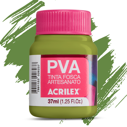 Tinta PVA Acrilex 37ml Fosca Artesanato Alta Cobertura