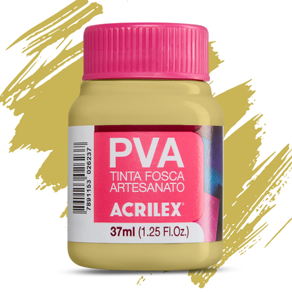 Tinta PVA Acrilex 37ml Fosca Artesanato Alta Cobertura